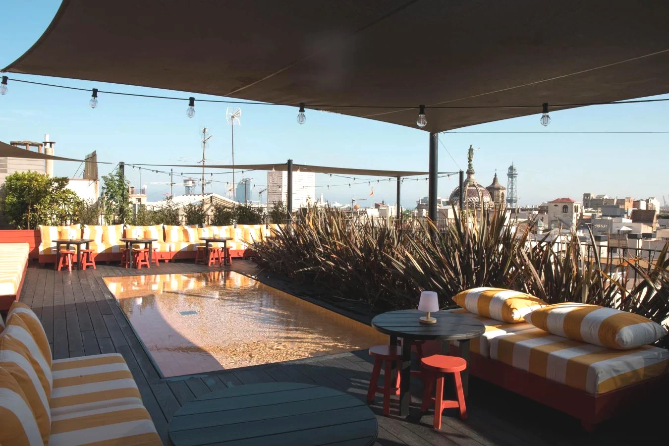 Azotea con vistas a Barcelona Wittmore Hotel Adults Only, Small Luxury Hotels