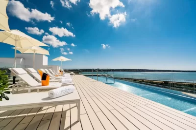 Increíbles vistas al mar del Five Flowers Hotel Formentera member of Melia Collection en Es Pujols