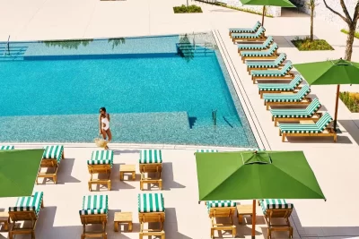 Piscina del Hotel Camiral The Leading Hotels of the World en Caldes de Malavella