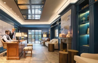 Recepción del 5 estrellas Hotel Antigua Palma Casa Noble en Palma de Mallorca